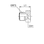Заглушка V (Ш) ORFS 1.3/16