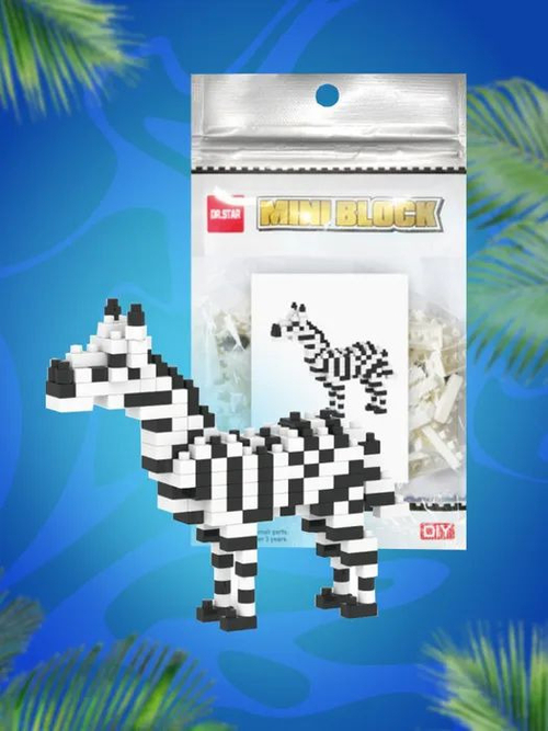 Игрушка конструктор ЗЕБРА 196 эл. (74140)