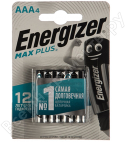 Батарейка ENERGIZER LR03 Max Plus алкалиновая блистер  4шт