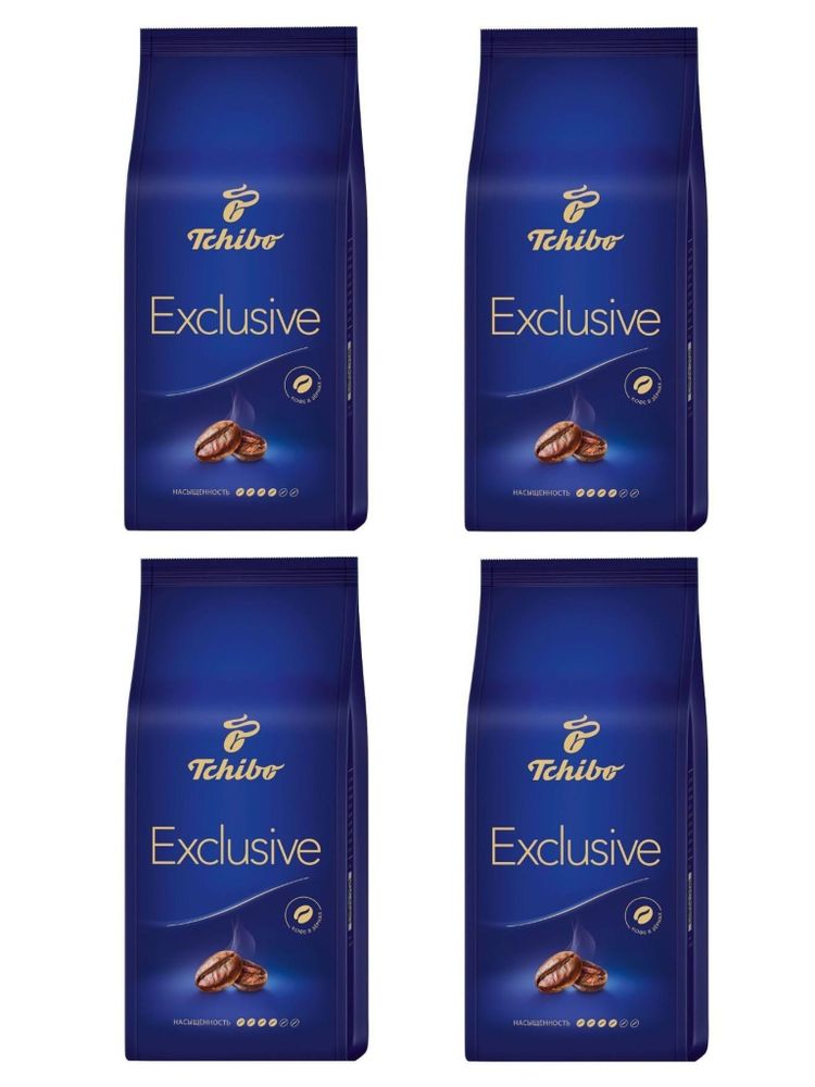 Кофе в зернах Tchibo Exclusive 250 г x 4 шт