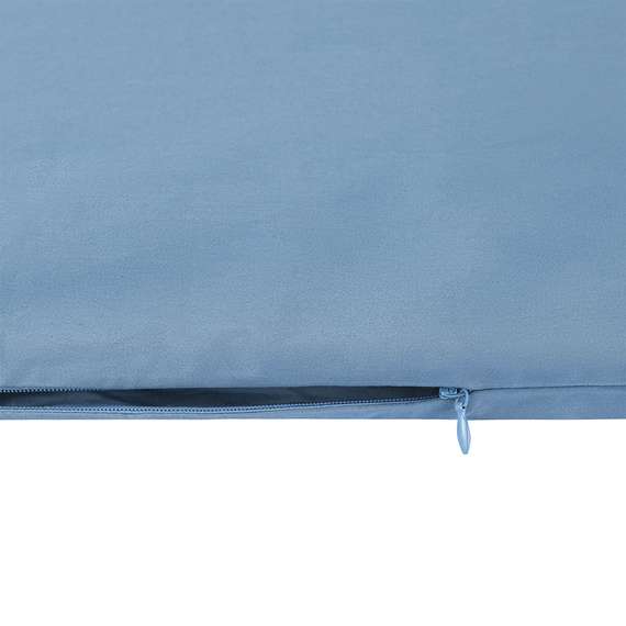 Комплект постельного белья из премиального сатина джинсово-синего цвета из коллекции essential, 200х