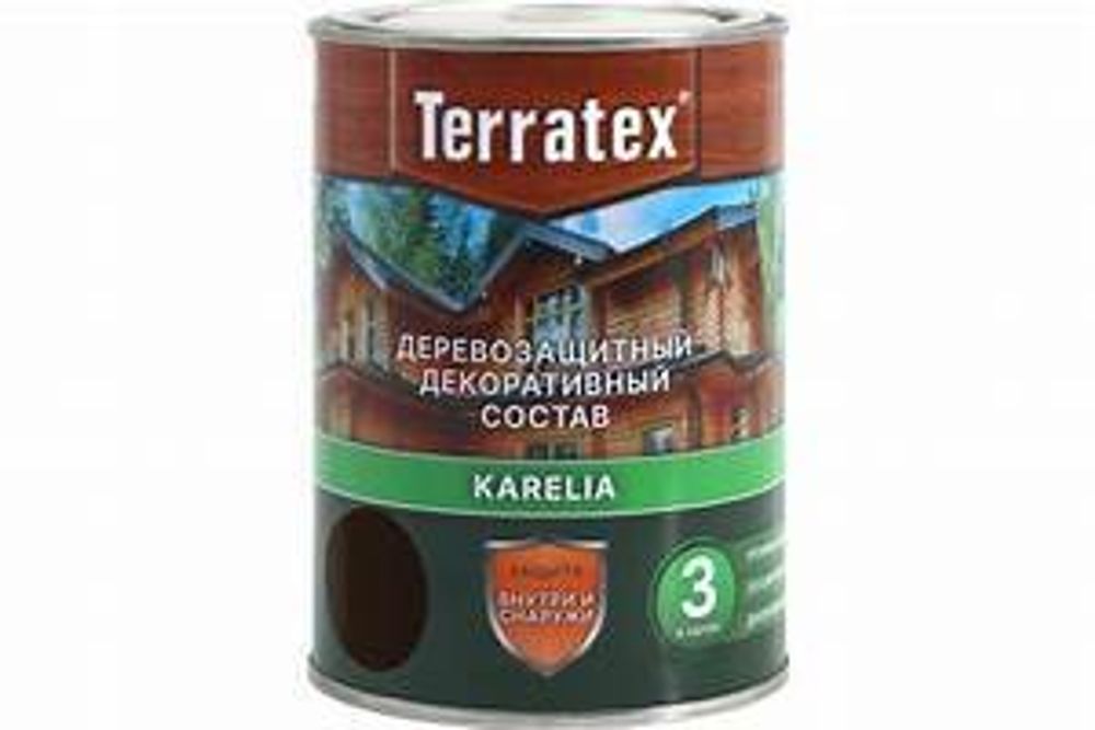 Антисептик Деревозащ. декор. состав ALTAY ULTRA Эбеновое дерево Terratex 0,75к /1л