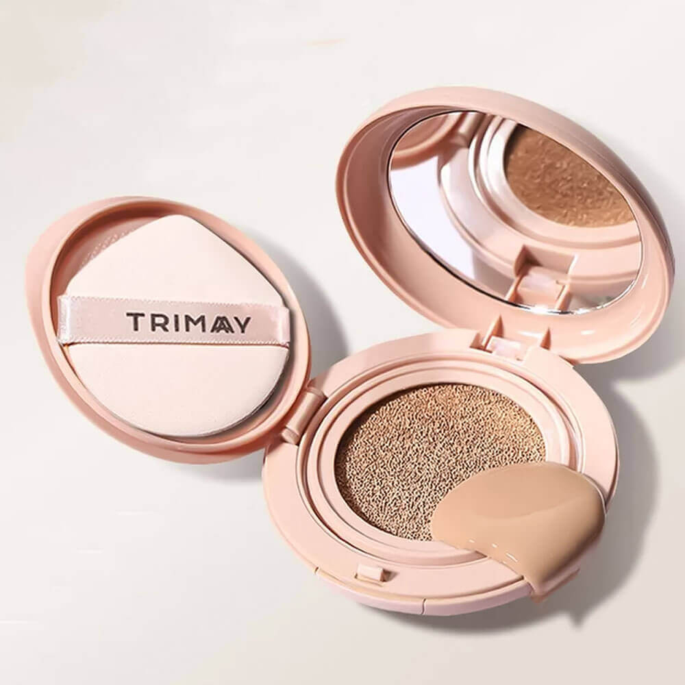 Стойкий увлажняющий кушон Trimay Perfect Cover Air Fit Cushion SPF40 PA++, 02 натуральный беж