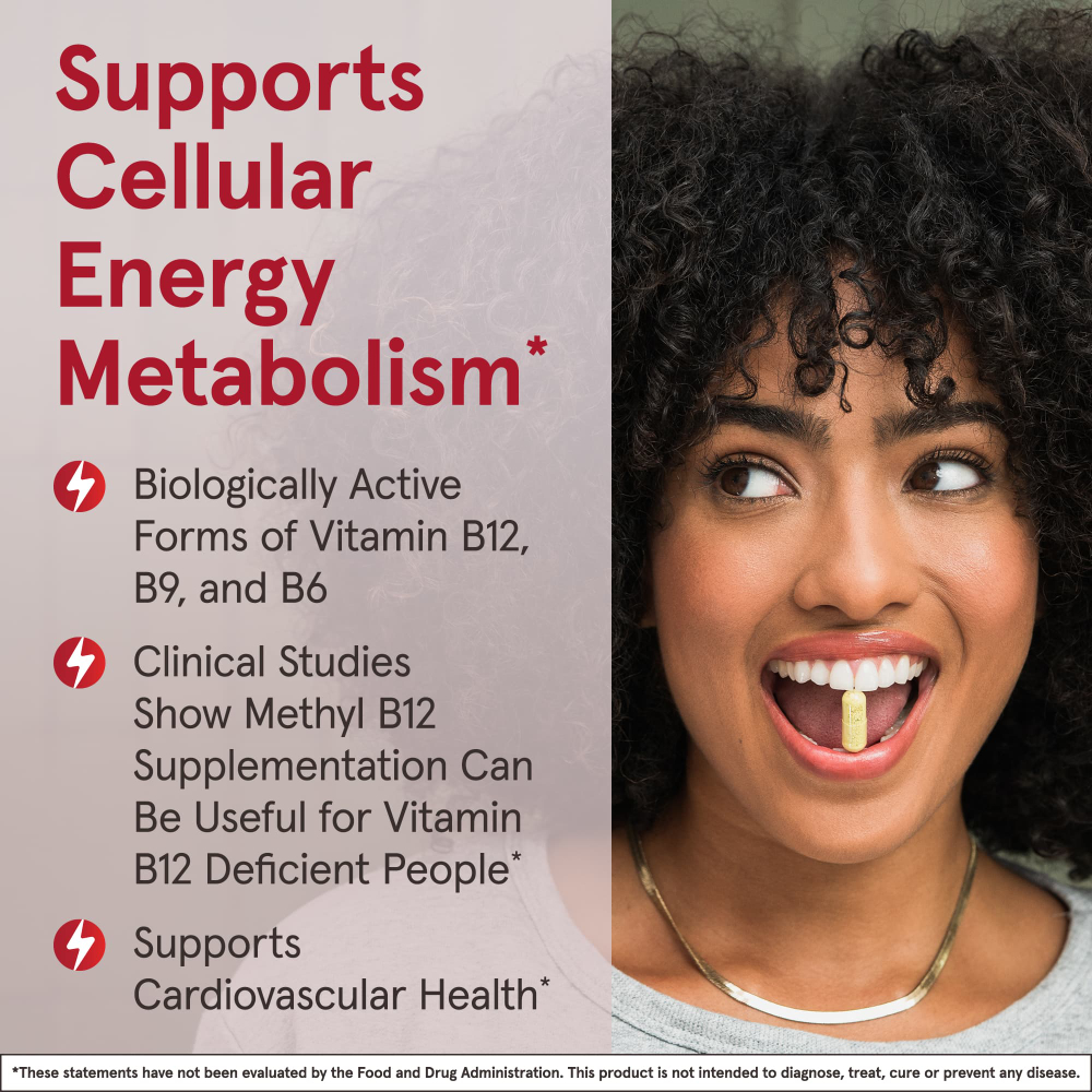 Jarrow Formulas, веганский метил B12 и метилфолат, лимон, 100 жевательных таблеток