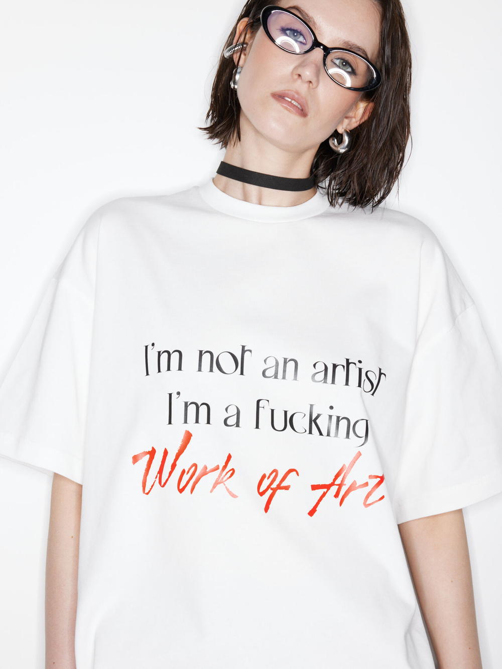 Футболка WORK OF ART, молочная