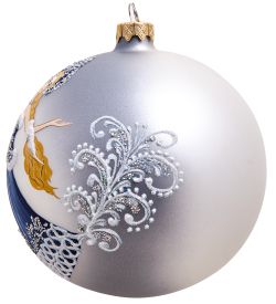 Элита НФШ-1068 Ел. украшение Шар «Снегурочка» , 120 мм