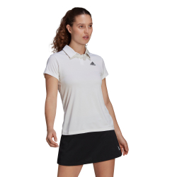 Женское поло Adidas Heat Ready Polo W - white/black