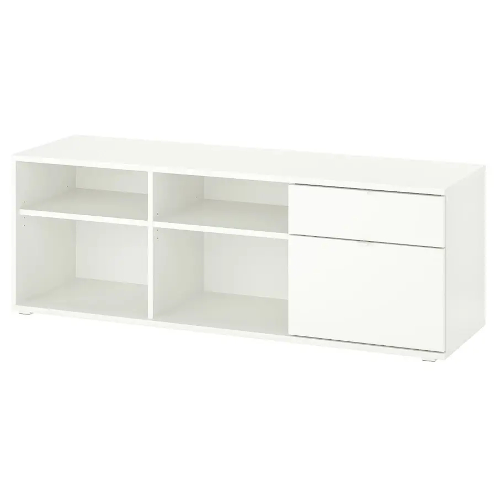 Тумба под ТВ - IKEA VIHALS/ВИХАЛС ИКЕА, 37х50х146 см, белый