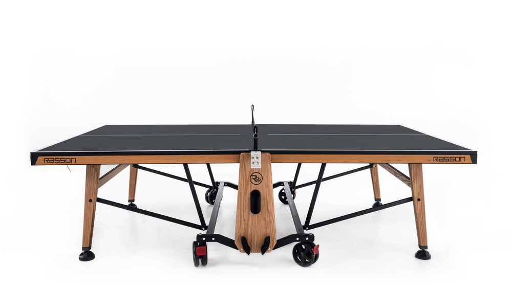 Теннисный стол складной для помещений &quot;RASSON PREMIUM T01 Indoor&quot; (274 х 152,5 х 76 см, натуральный дуб) с сеткой