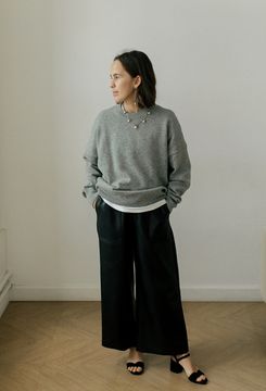 Джемпер Л.Т., 100% шерсть ягнёнка, цвет серый кролик.