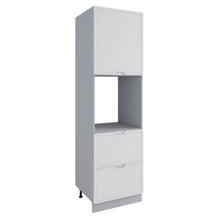 Кухня Модуль ПНЯ 600 М (с нишей) правый Арка Штукатурка белая