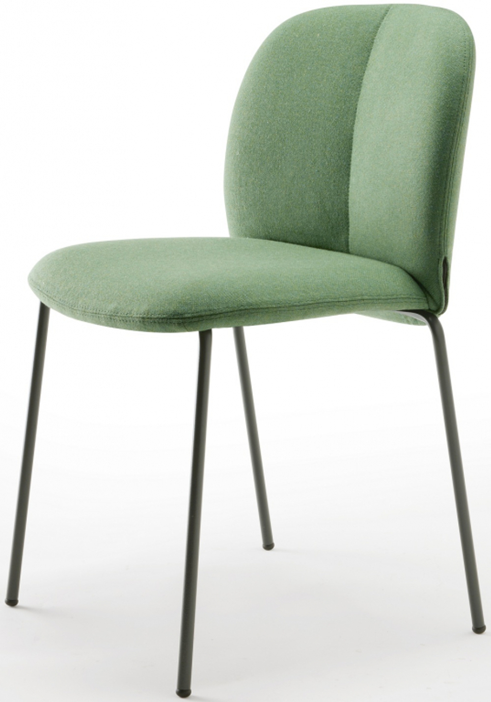 Стул с обивкой Scab Design Mentha Pop, антрацит, зеленый