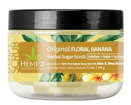 HEMPZ Скраб сахарный для тела Оригинальный 176g/Hempz Original Floral Banana Herbal Sugar Scrub