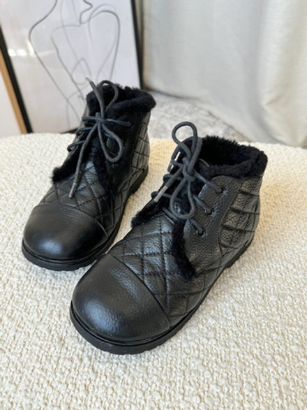 Утепленные кожаные ботинки Age of Innocence, 31,5