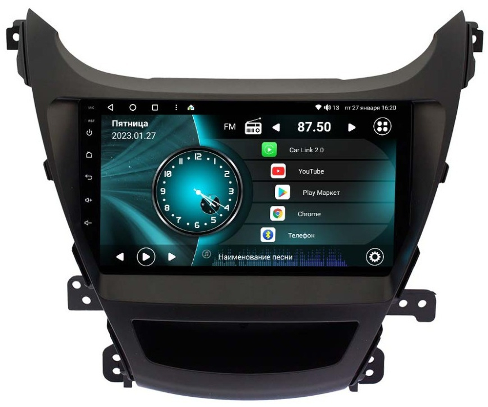 Магнитола для Hyundai Elantra 2014-2015 (рестайлинг) - Vaycar VA23-0359 на Android 13, 8-ядер, 4G SIM-слот