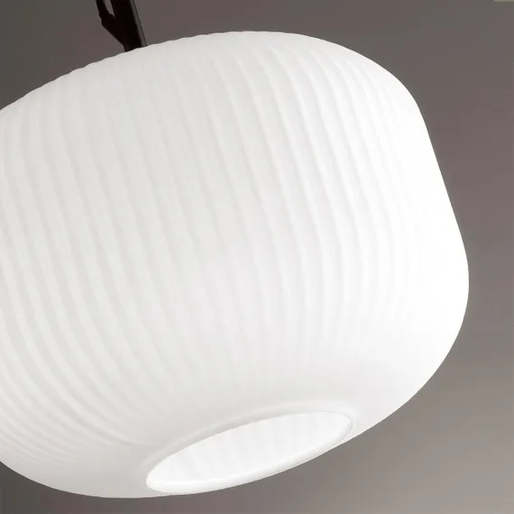 4753/1 PENDANT ODL21 489 белый/черный Подвес E27 60W ROOFI