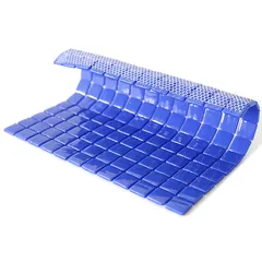 STP-BL002 Natural Стеклянная мозаика Steppa синяя глянцевая