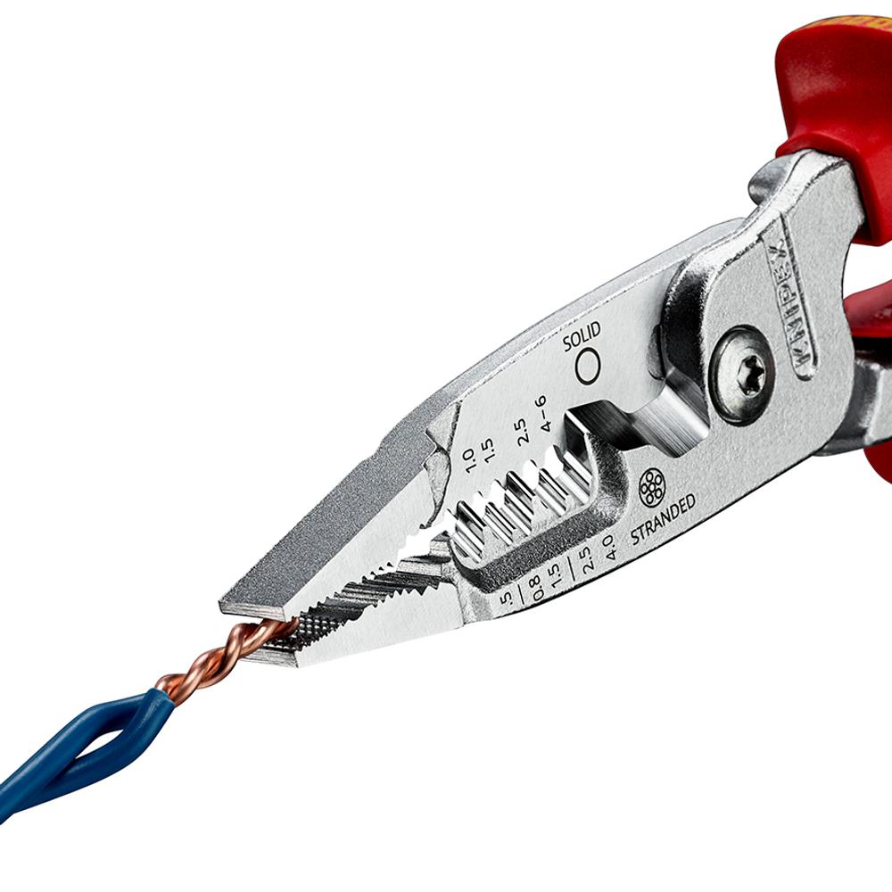 Многофункциональные клещи для электромонтажных работ 200 мм KNIPEX 1376200ME