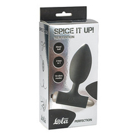 Анальный стимулятор 11,1см с вибрацией Lola Games Spice it up New Edition Perfection Black 8014-01lola