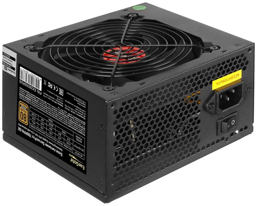 Блок питания ATX Exegate ServerPRO 80 PLUS Bronze 700PPH-SE
