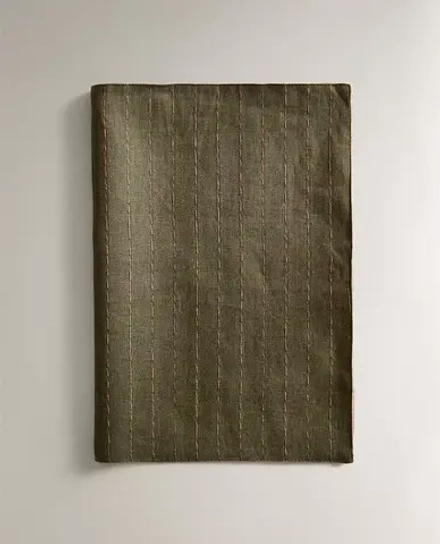 ZARA HOME ЛЬНЯНАЯ САЛФЕТКА, ЗЕЛЕНЫЙ