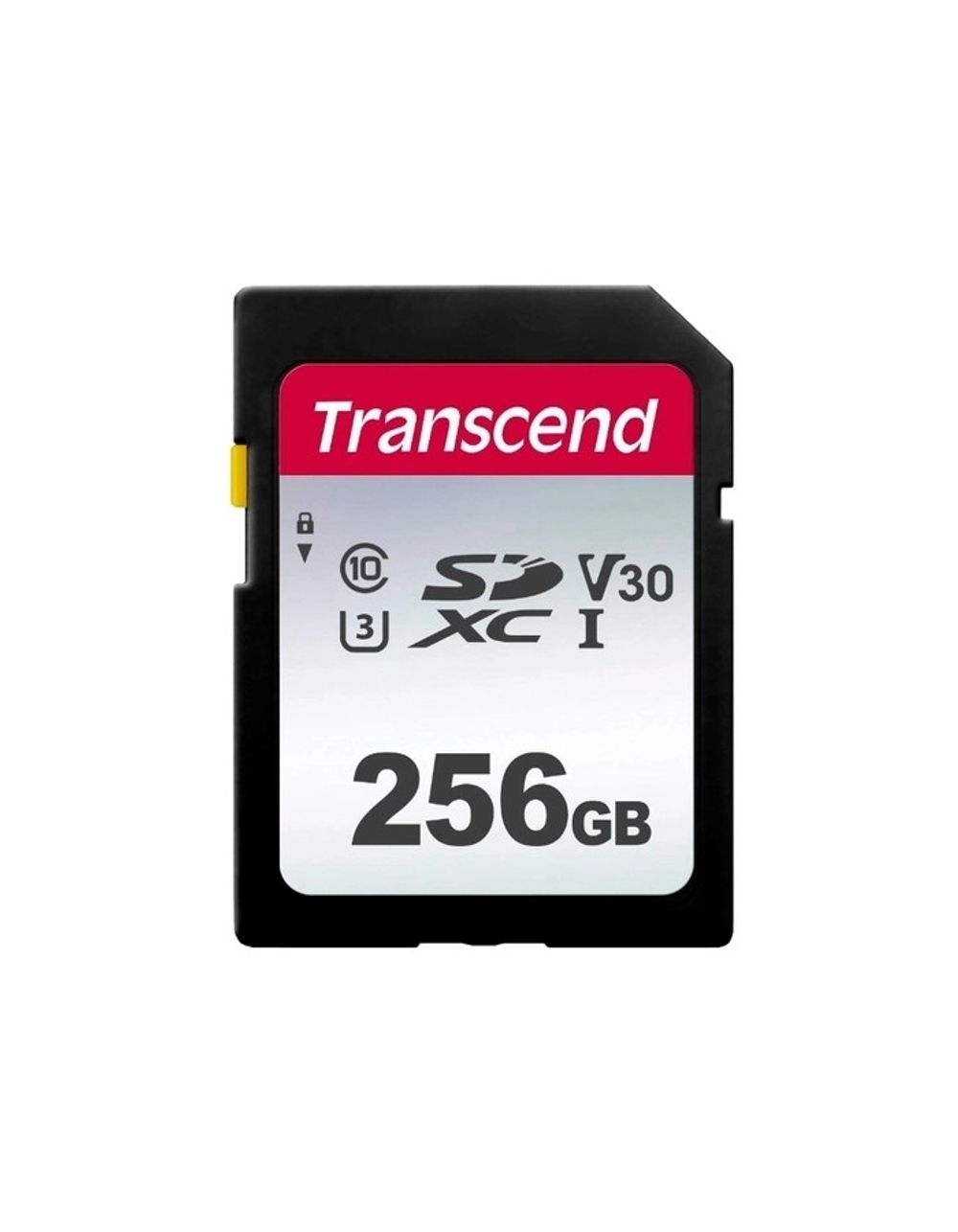 Карта памяти SecureDigital 256Gb Transcend TS256GSDC300S (SDXC Class 10, UHS-I U3)