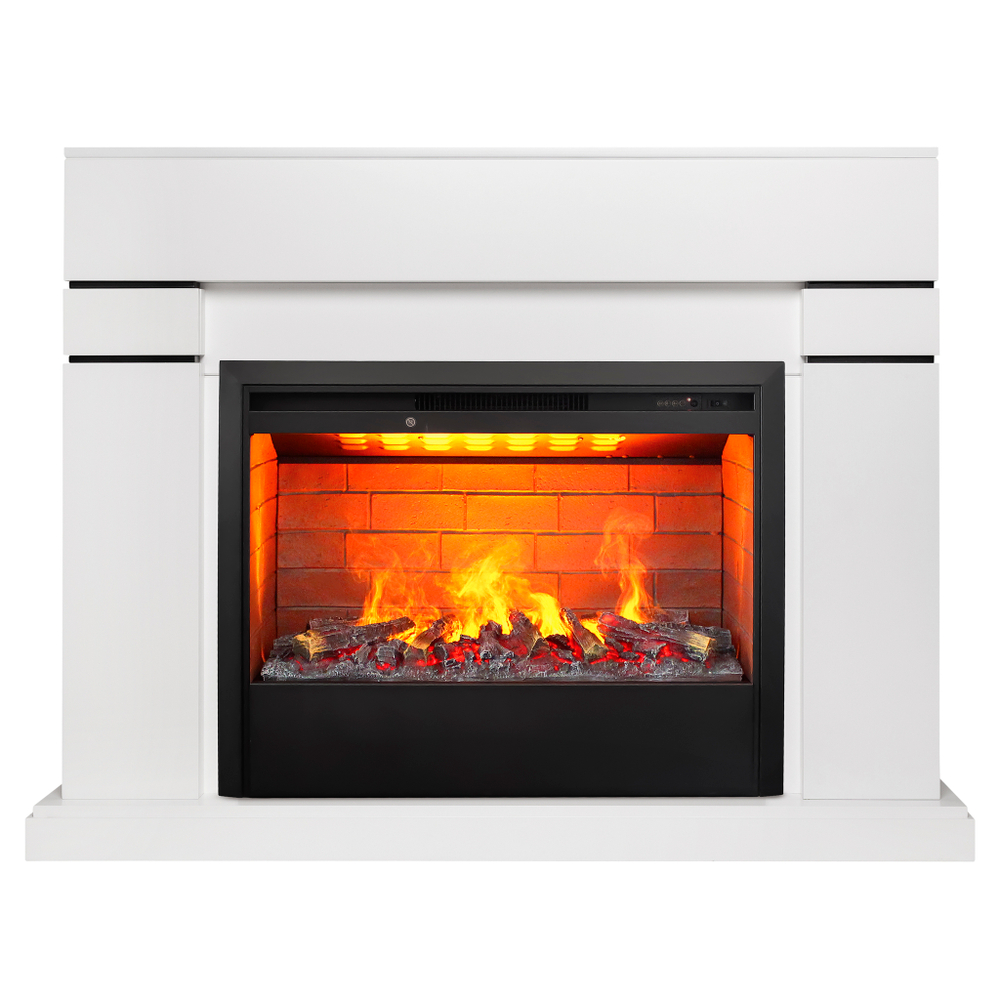 Каминокомплект Real Flame Lindelse 26 WT с очагом 3D Helios 26