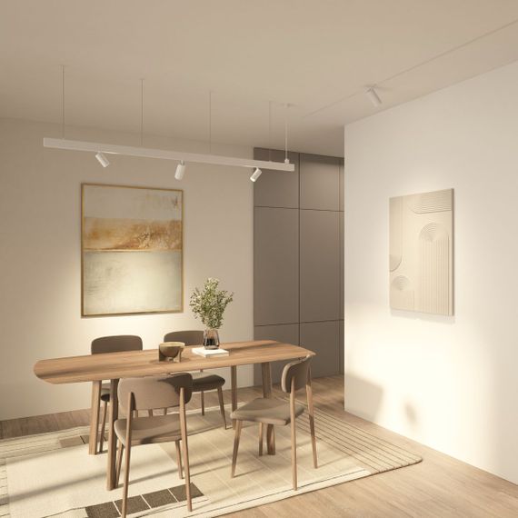 Трековый светодиодный светильник Denkirs Simple Spot DK8110-WH