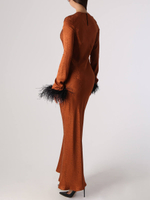 Платье LEO, терракот