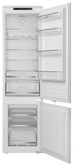 Встраиваемый двухкамерный холодильник Meferi MBR193 COMBI NO FROST POWER