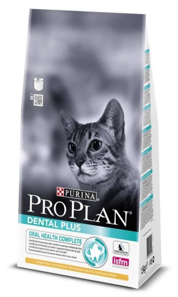 Pro Plan 1,5кг Dental plus корм для кошек для ухода за полостью рта