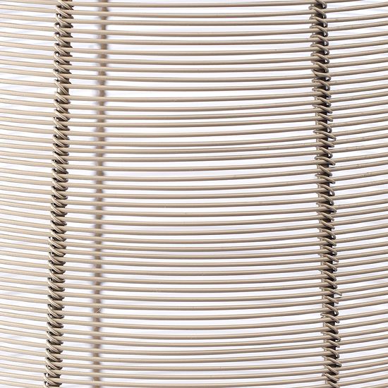 Лампа настольная vinger, D22х26 см, бежевая