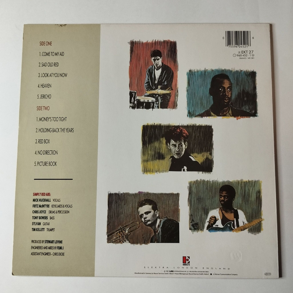 Винтажная виниловая пластинка LP Simply Red Picture Book (Germany 1985)