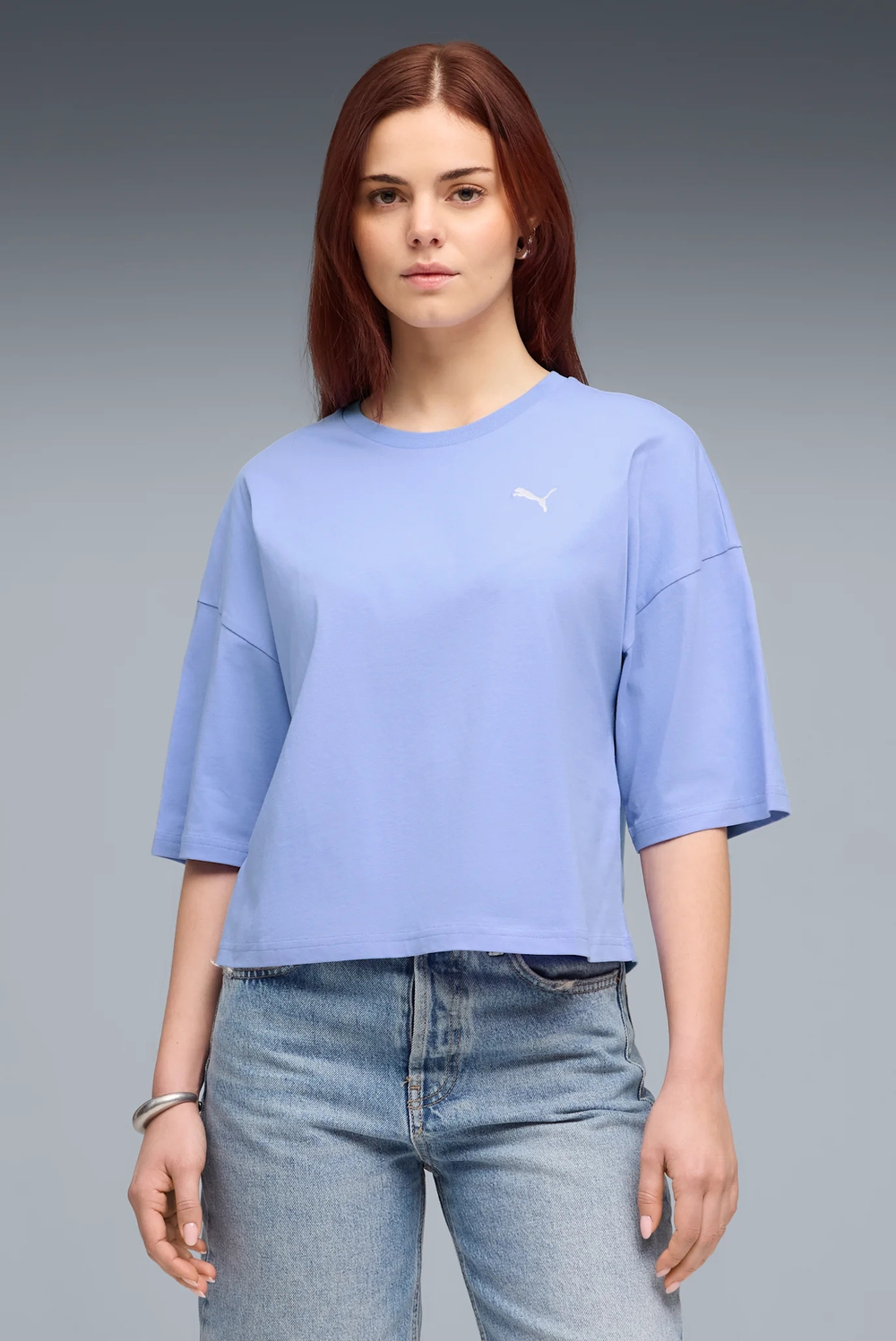 Футболка женская PUMA WARDROBE ESS Oversized Short Tee