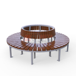 Скамейка Блок радиусная