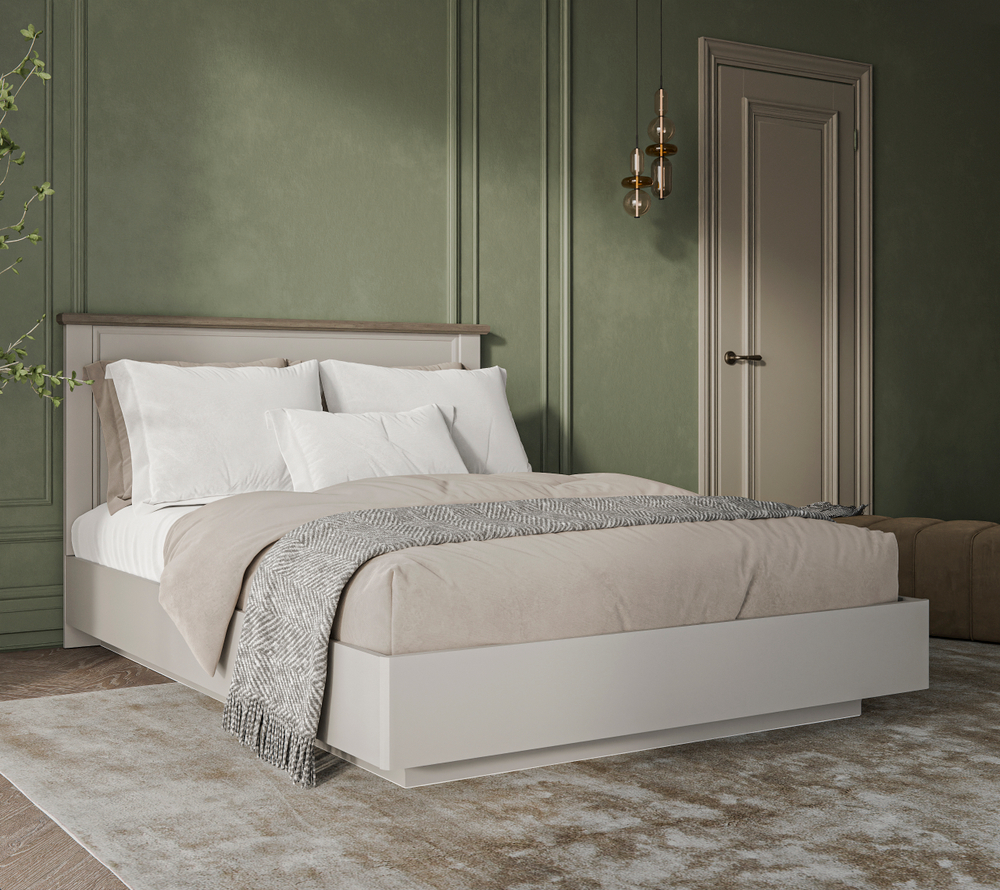 TOSCANA NEW, Кровать 160 с подъемником. Цвет ПЕРСИДСКИЙ ЖЕМЧУГ/КАНЬОН