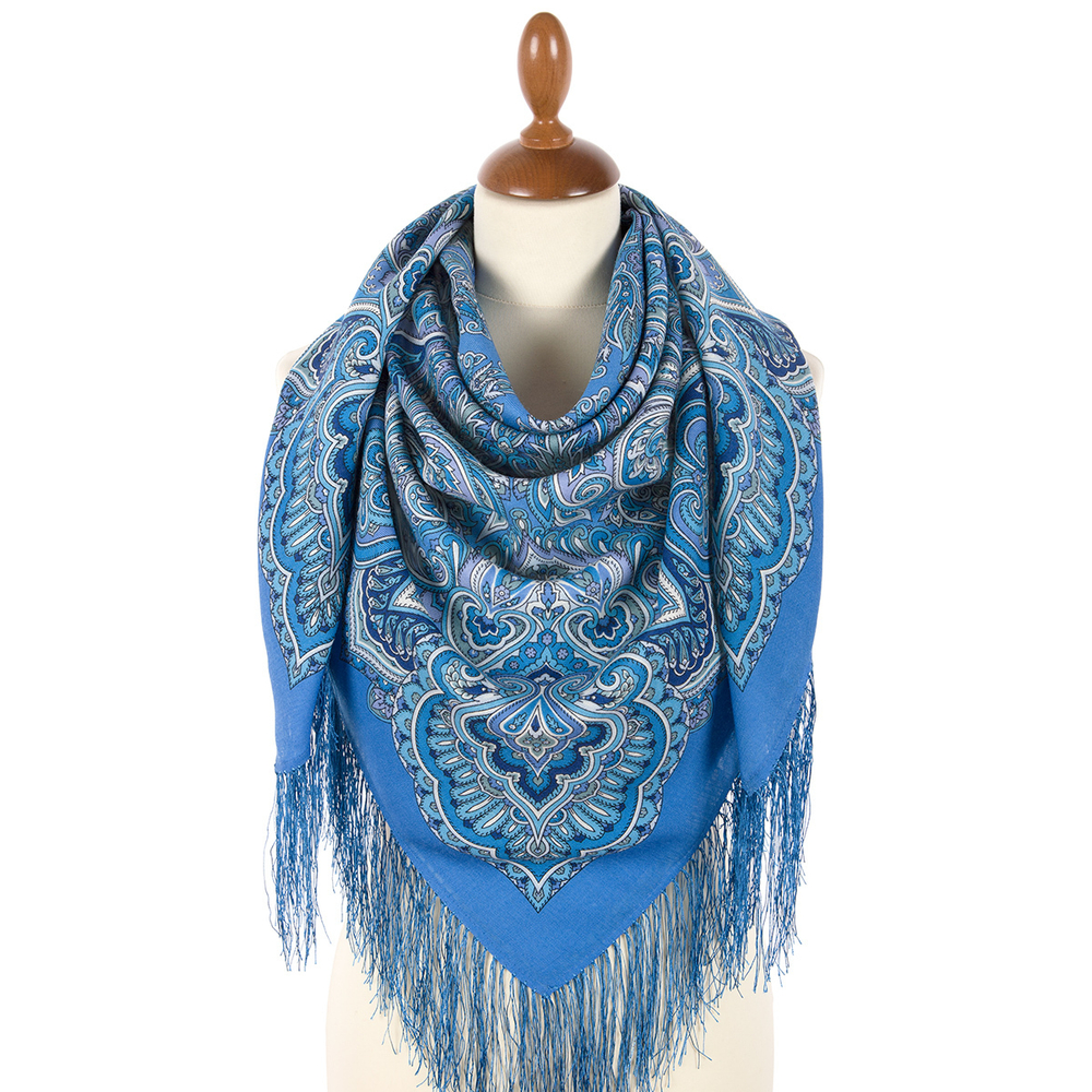 Павловопосадский платок Сказочный декабрь 2123-13