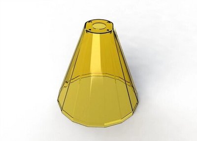 Основание для стульев и столов прозрачное, цвет синий