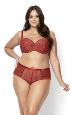 Бюстгальтер Clarisa с чашками на тонком поролоне (Размер: 75F) (Цвет: терракотовый)