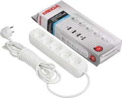 Удлинитель ProMega jet P493, сетевой фильтр, 2200 Вт / 10 А, 5 розеток, 5 метров