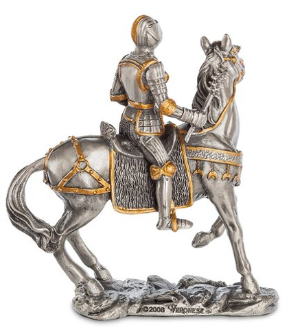 WS-822 Статуэтка «Средневековый воин на коне»