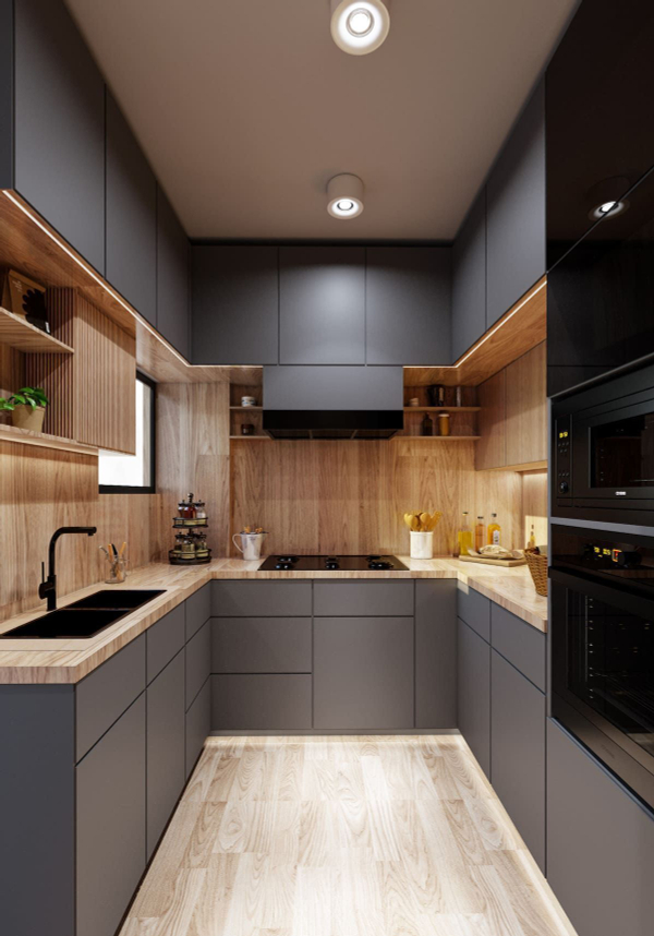 Примеры современных дизайнов кухонь из интернета