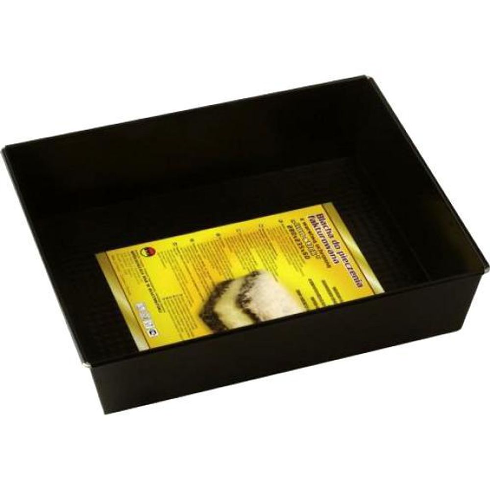 Противень 280*235*60мм антипригарный рифленый 99025