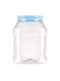 Банка ПЭТ прямоугольная 3 литра (6608)