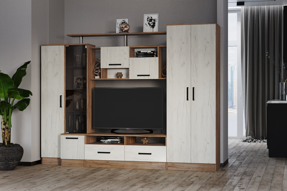 Стенка для гостиной Micon "Оскар-5", ЛДСП