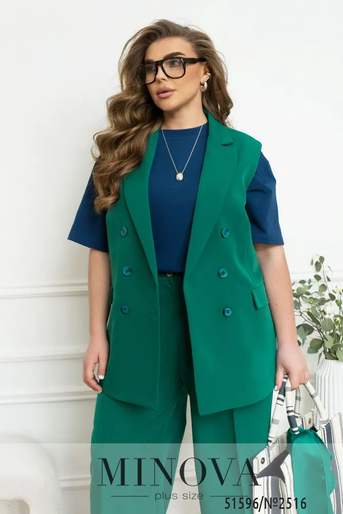 Жилет 2516-зеленый Minova