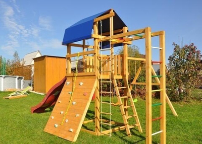 Детская деревянная площадка  для дачи «Мадрид-13»