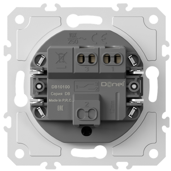 Механизм выключателя В1 (простого),  10A 250В~,  серия DB