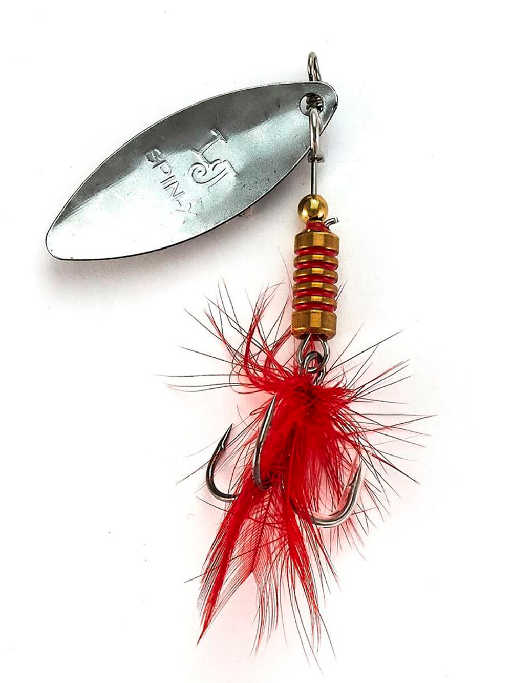 Блесна вращающаяся Lucky John SPIN X LONG 05 12,0г CR (5шт. в упк.)