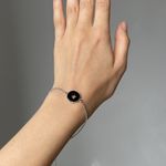 Браслет Звезда с вишневым янтарем